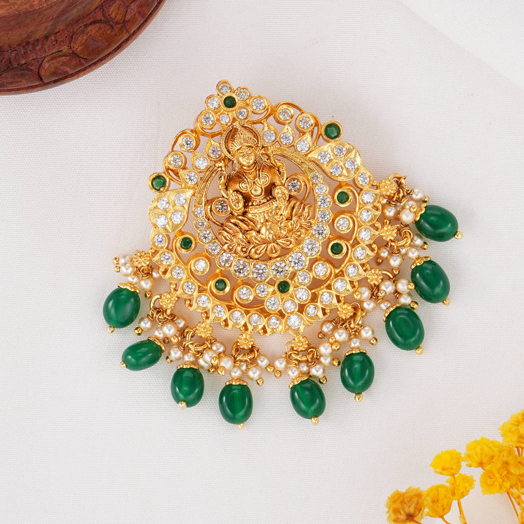 Attractive Lakshmi Stone Pendant