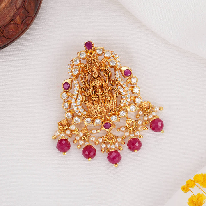 Blessed Lakshmi Stone Pendant