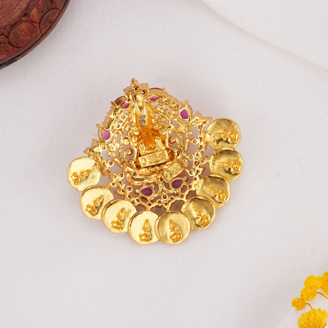 Aadhira Lakshmi Stone Pendant