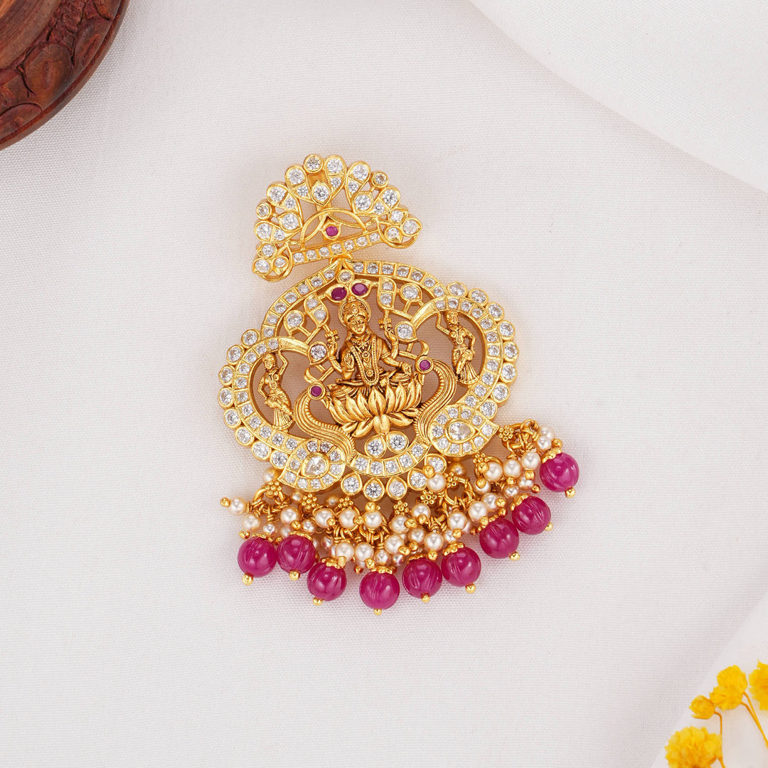 Dazzling Lakshmi Stone Pendant