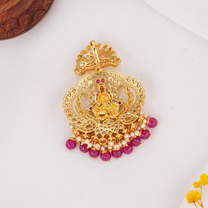 Dazzling Lakshmi Stone Pendant