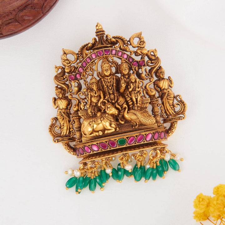 Shivan Family 3D Spl Pendant