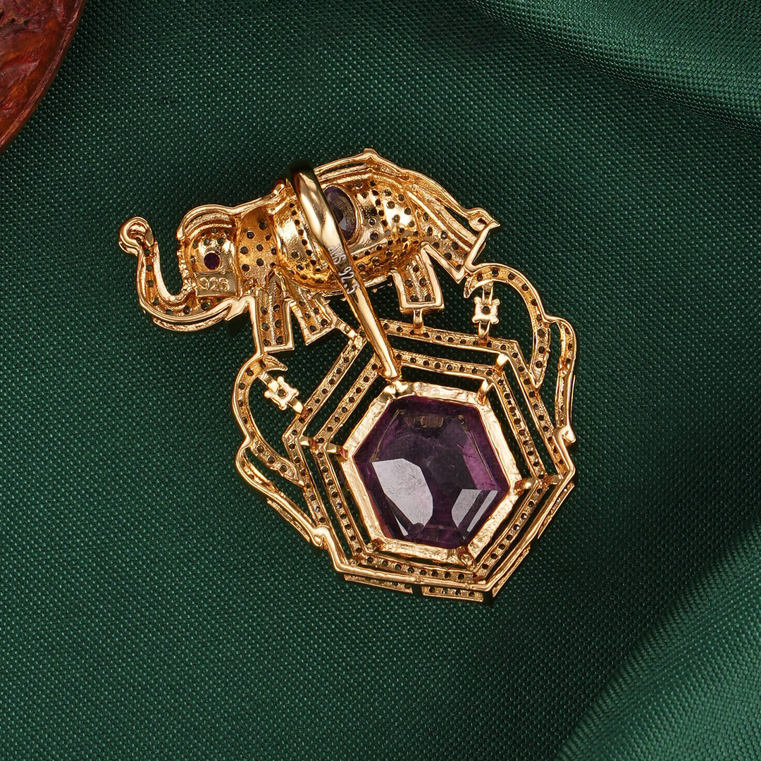 Eternal Tusker Victorian Pendant