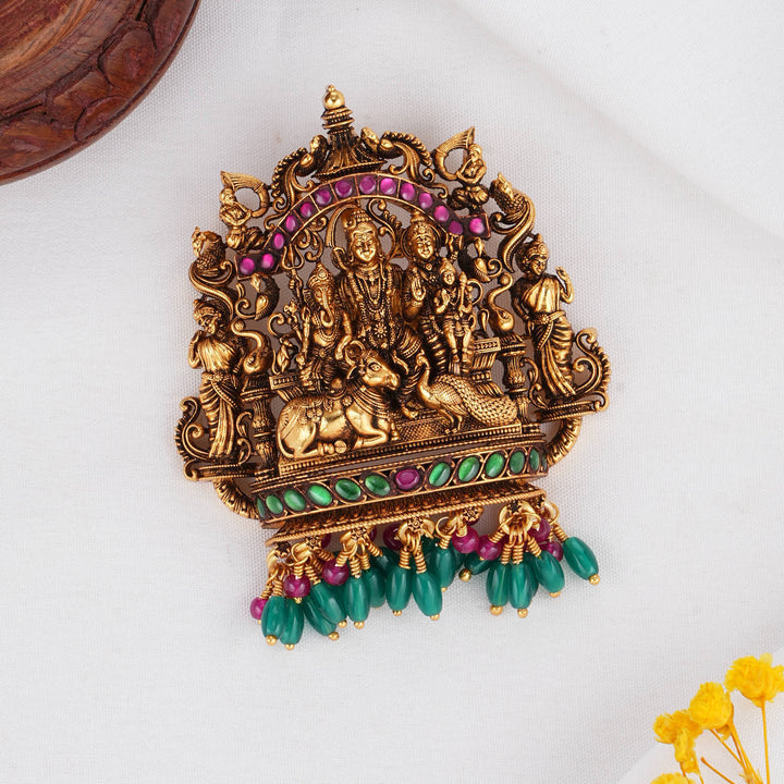 Lord Sivan Family 3D Spl Pendant