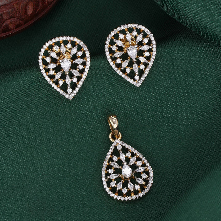 Artistic Shimmer Avikam Pendant Set
