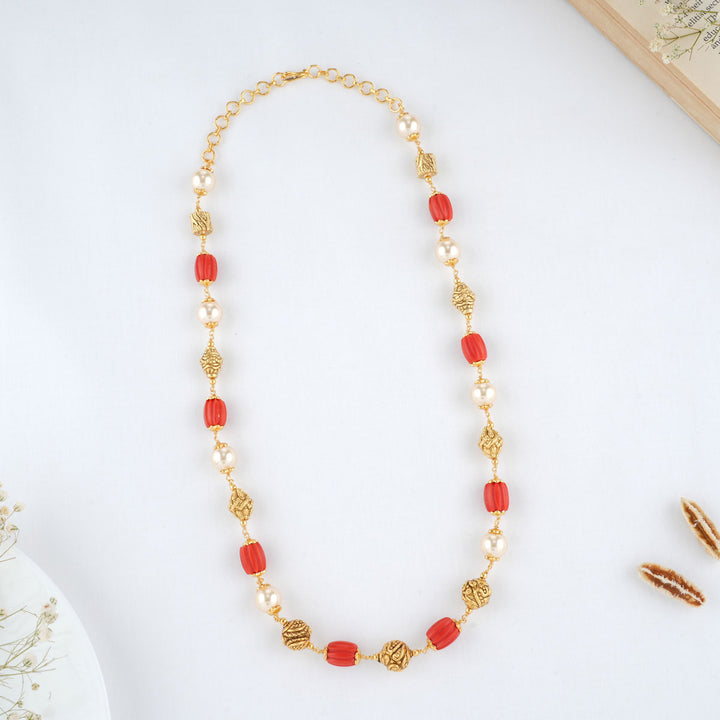 Lilac Coral Beads Chain