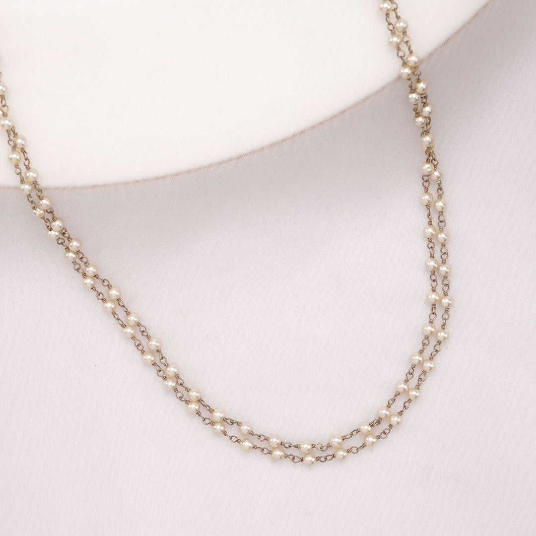 Cute Birds Oxidised Chain