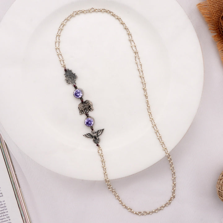 Elephant and Birds Oxidised Chain