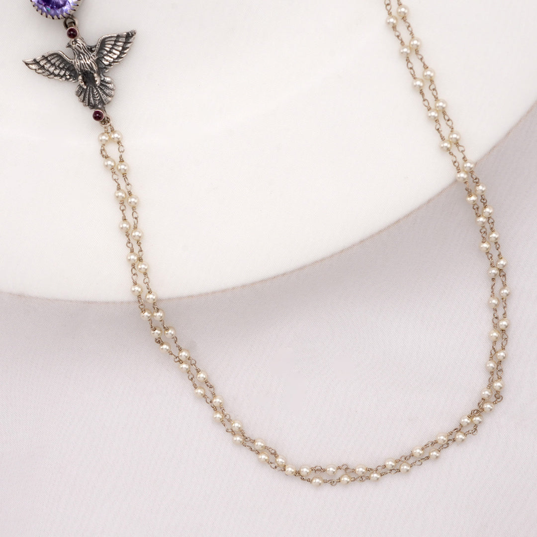 Elephant and Birds Oxidised Chain