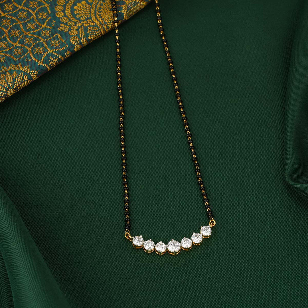 Classy Mangalsutra Chain With Earrings