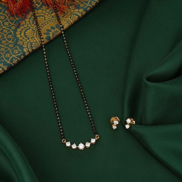 Advita Mangalsutra Chain With Earrings