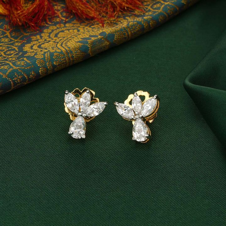 Lotus Mangalsutra Chain With Earrings