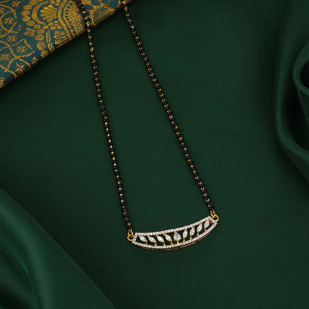 Austria Mangalsutra Chain With Earrings