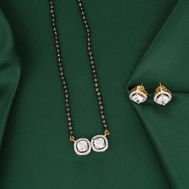 Calista Mangalsutra Chain With Earrings