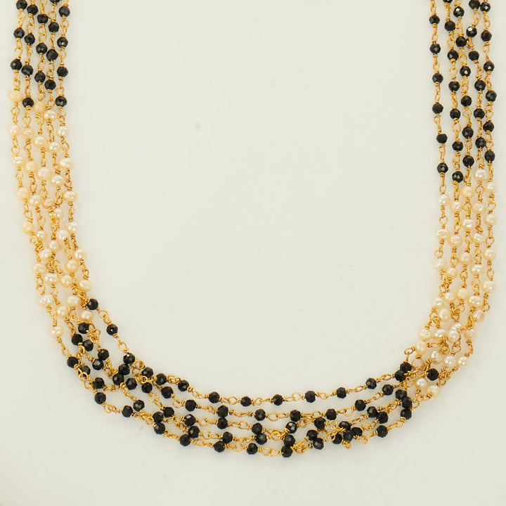 Black & White Beads Chain