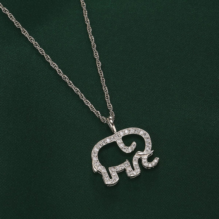 Cute Elephant Swarovski Chain