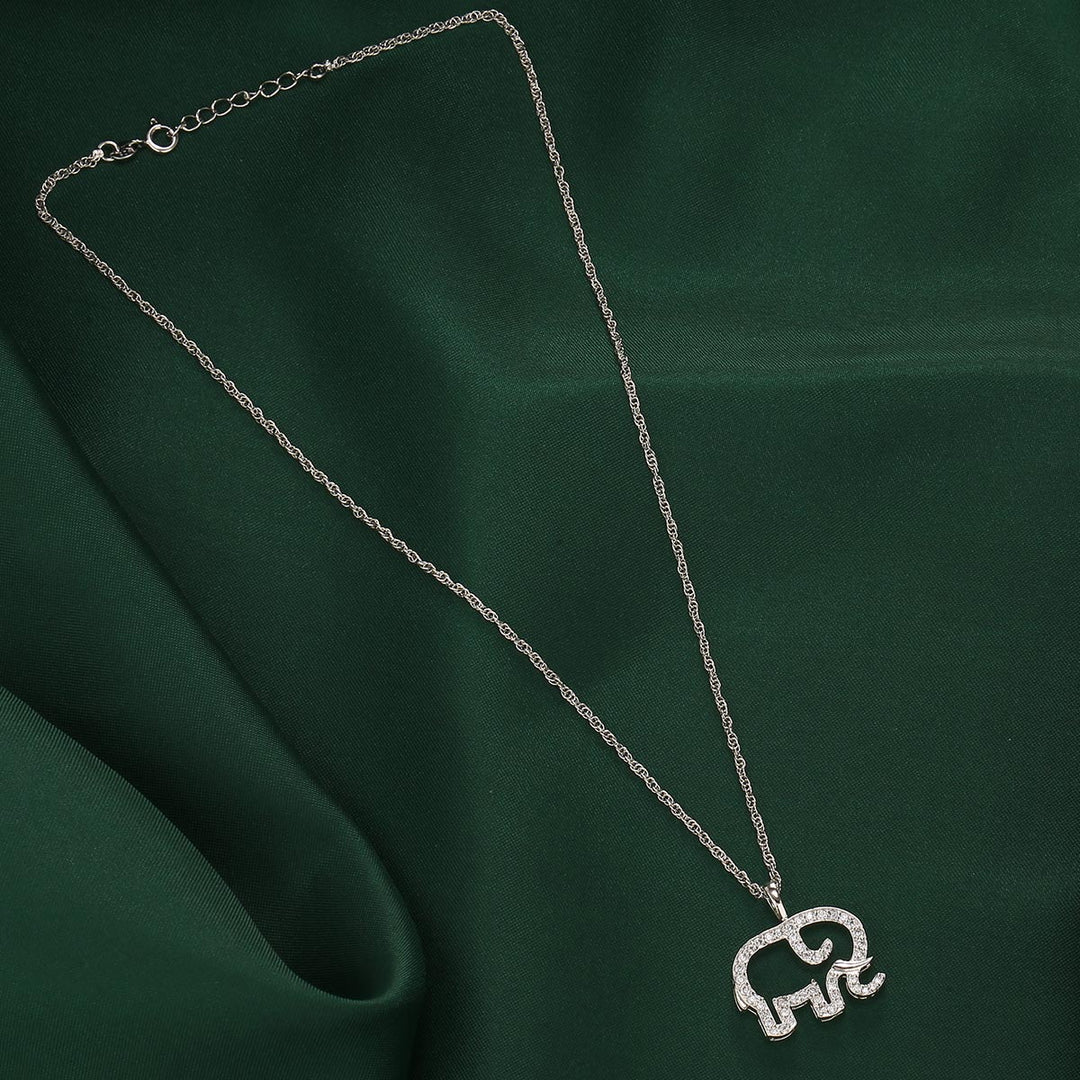 Cute Elephant Swarovski Chain