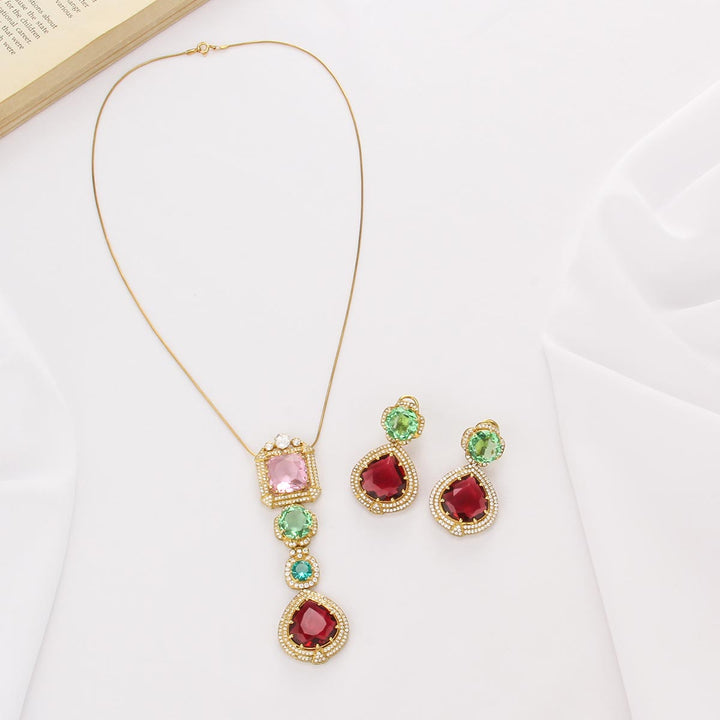 Attractive Chain With Earrings