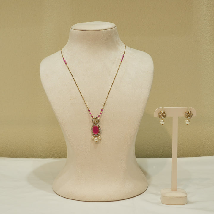 Luxe Charm Chain with Earrings