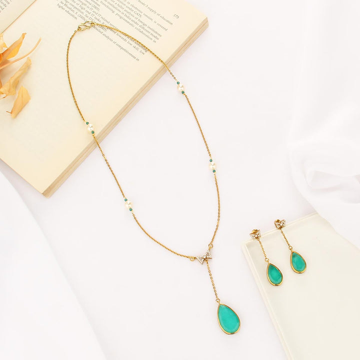 Eternal Glow Chain With Earrings