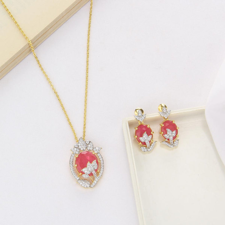 Lakshana Chain With Earrings