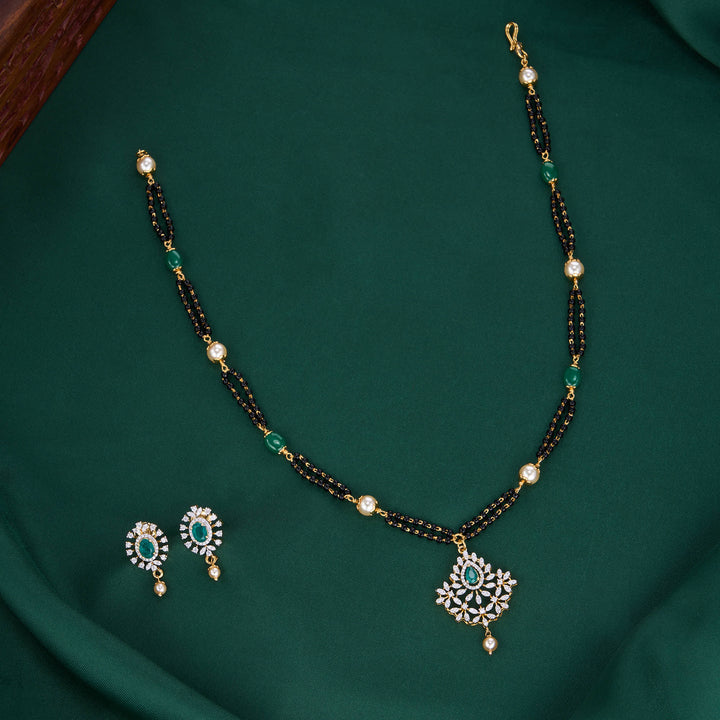 Brielle Avikam Mangalsutra Chain with Earrings