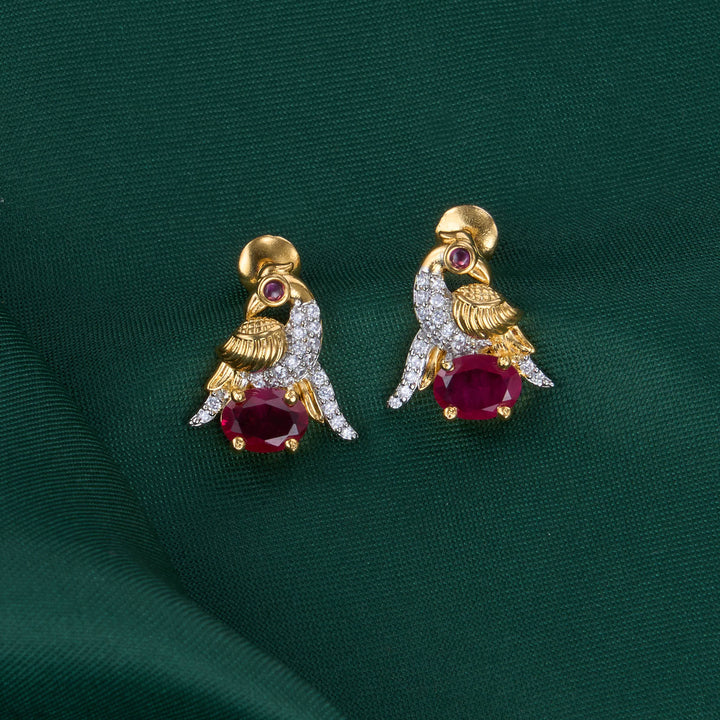 Ramita Diamond Design Chain with Earrings