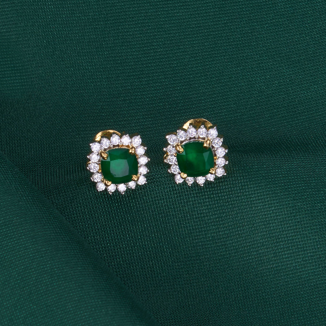 Punarvika Diamond Design Chain with Earrings
