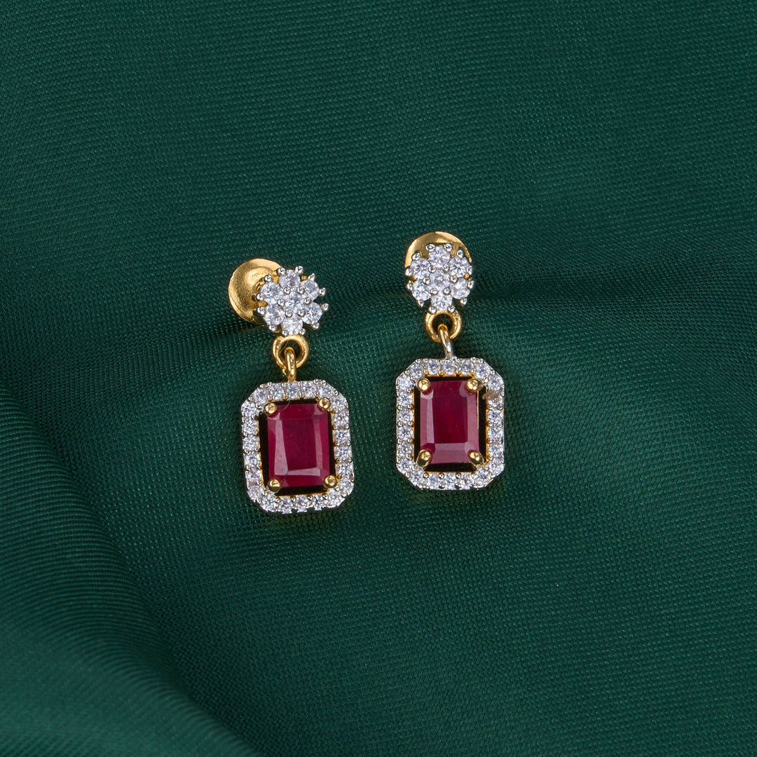 Preetal Diamond Design Chain with Earrings