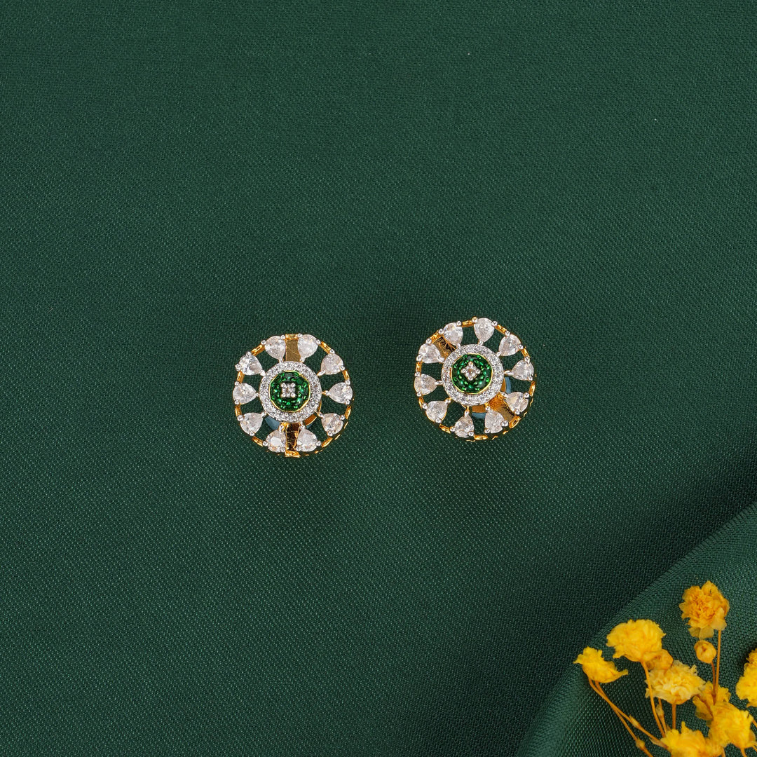 Cutest Diamond Design Chain with Earrings