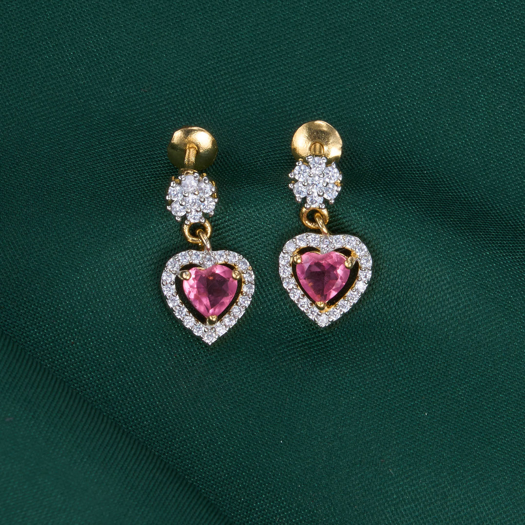 Onalika Diamond Design Chain with Earrings