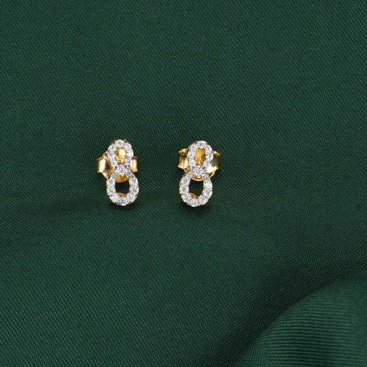 Dazzling Mangalsutra Chain With Earrings