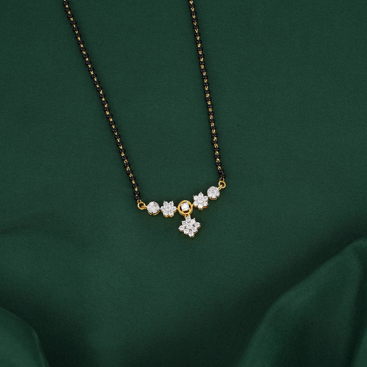 Nancy Mangalsutra Chain With Earrings