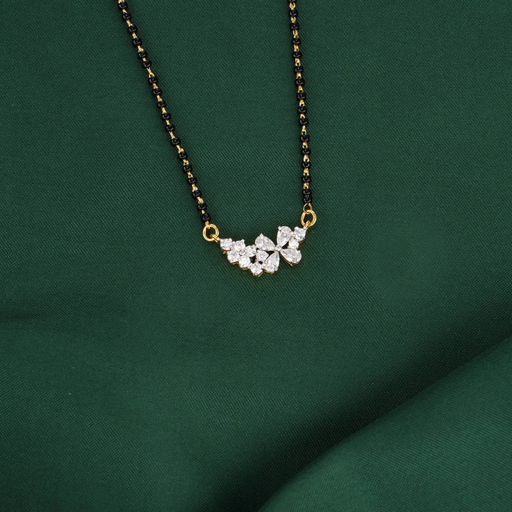 Lovable Mangalsutra Chain With Earrings