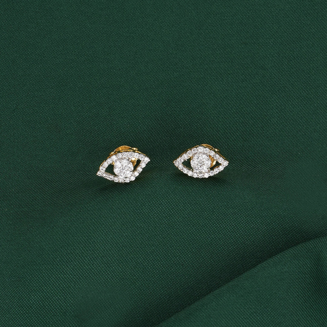 Dazzle Mangalsutra Chain With Earrings