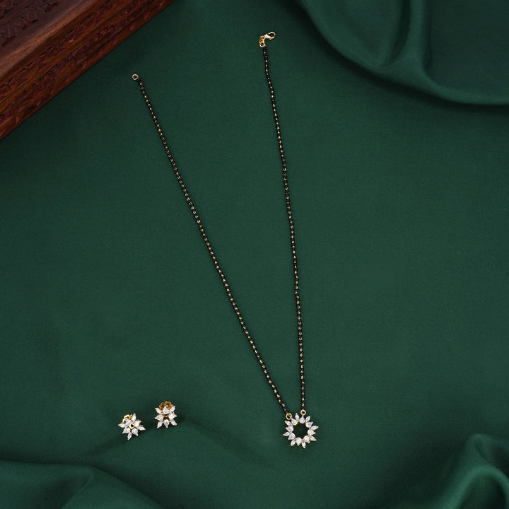 Fabulous Mangalsutra Chain With Earrings