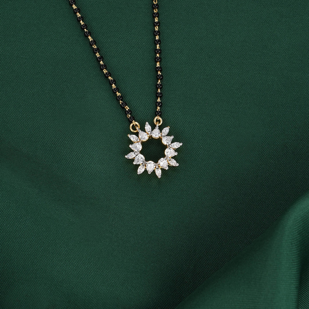 Fabulous Mangalsutra Chain With Earrings