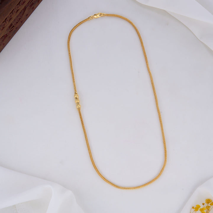 Golden Glow Mugappu Chain