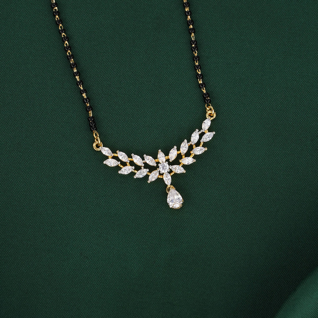 Lovely Mangalsutra Chain With Earrings
