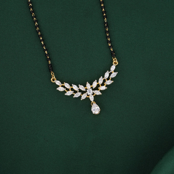 Lovely Mangalsutra Chain With Earrings