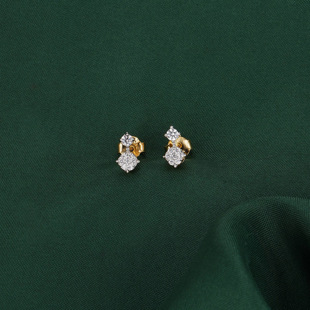 Dazzling Mangalsutra Chain With Earrings