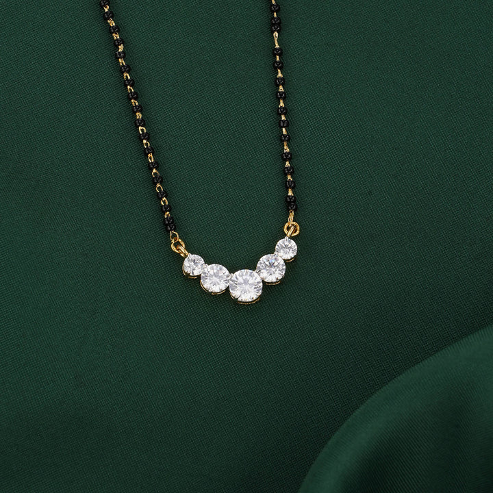 Charming Mangalsutra Chain With Earrings
