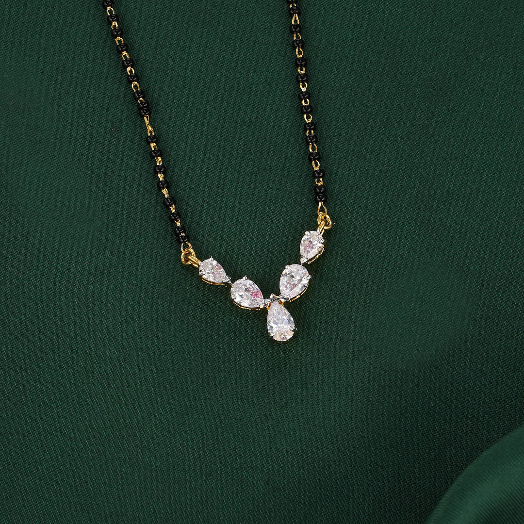 Majestic Mangalsutra Chain With Earrings