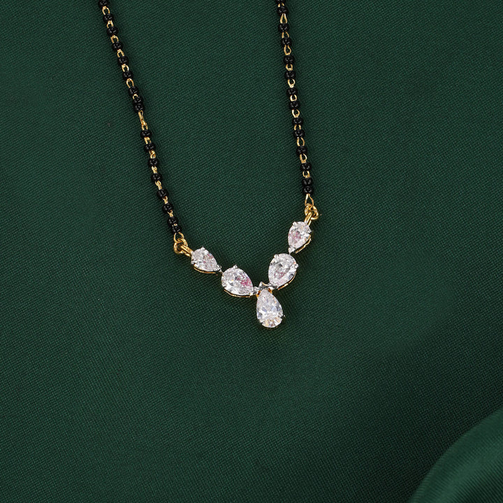 Majestic Mangalsutra Chain With Earrings