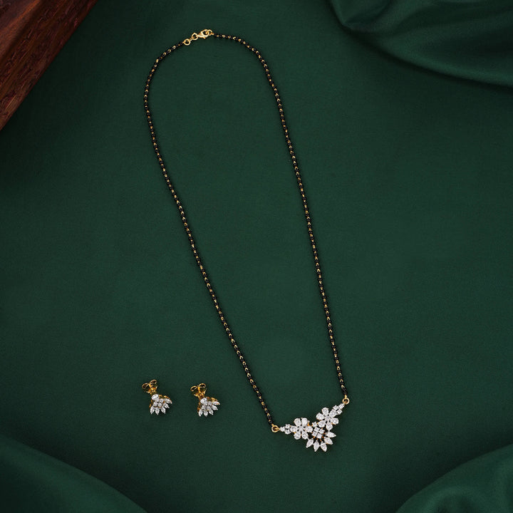 Franthikaa  Mangalsutra Chain With Earrings