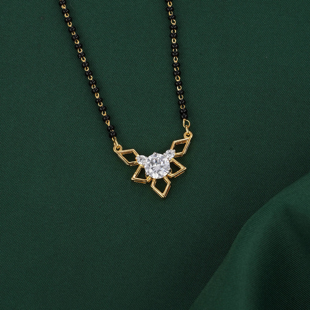 Mesmerizing  Mangalsutra Chain With Earrings