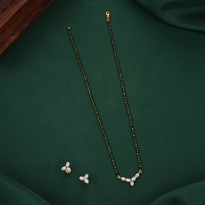 Sarvikaa Mangalsutra Chain With Earrings