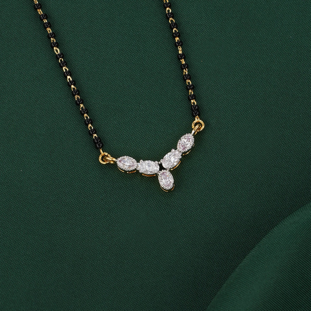 Sarvikaa Mangalsutra Chain With Earrings