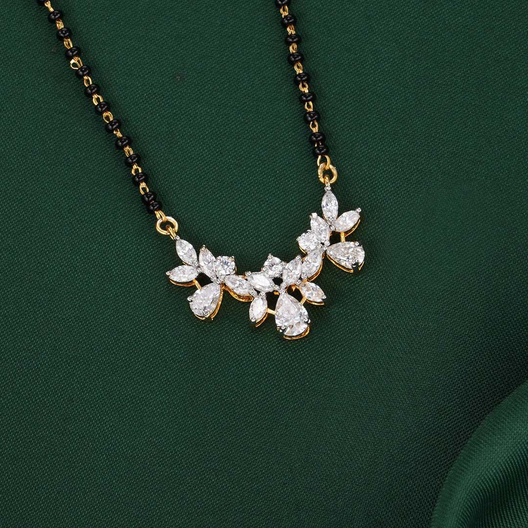 Attractive Mangalsutra Chain With Earrings