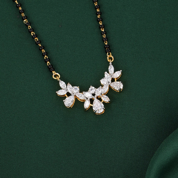 Attractive Mangalsutra Chain With Earrings